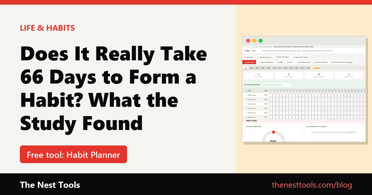Does It Really Take 66 Days to Form a Habit? What the Study Found