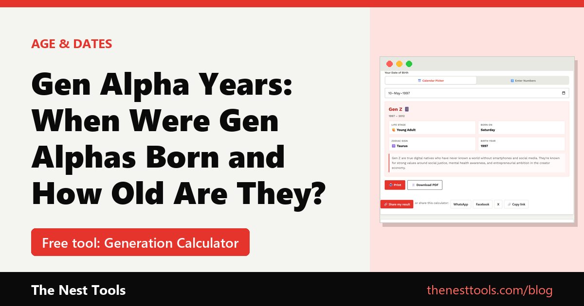 Gen Alpha Years: When Were Gen Alphas Born and How Old Are They?
