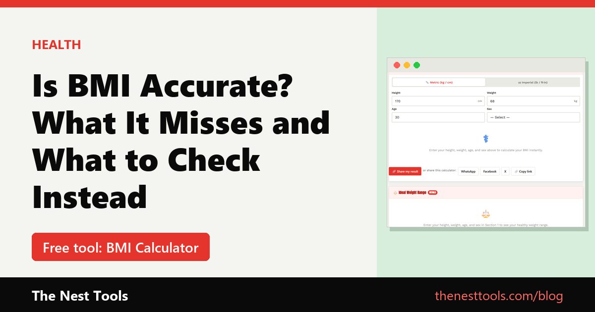 Is BMI Accurate? What It Misses and What to Check Instead