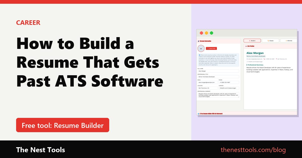 How to Build a Resume That Gets Past ATS Software